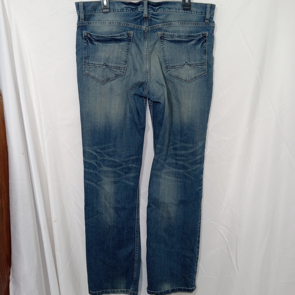 Urban Pipeline Men's Slim Straight Leg Jeans 36×34 Acid Wash Grunge Punk - Picture 5 of 9